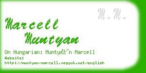 marcell muntyan business card